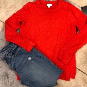 Old Navy Super Soft Sweater-Red